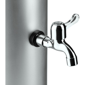 Tinto 20L Solar Shower - Black/Silver by tectake