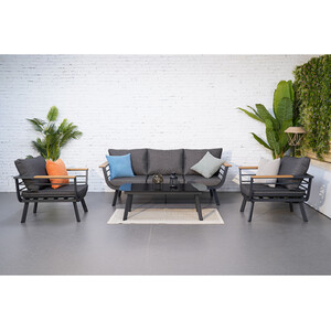 Saltram Sofa Set - Grey by Malay