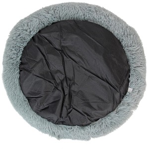 Fluffy Dog Bed in Grey - Grey / L by Actiaspet