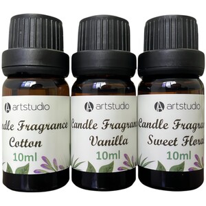 Pack of 3 Fragrances for Candles by Art Studio