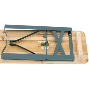 Outdoor Camping Table and Chair - Light Brown / 46cm by Livingandhome