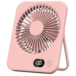 USB Rechargeable Portable Desktop Fan - Pink