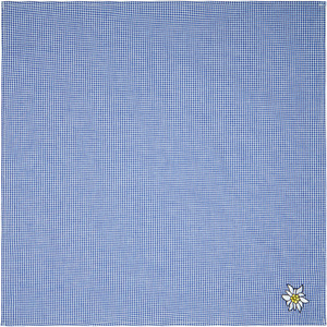 Edelweiss Oktoberfest Handkerchief - Blue/White by tectake