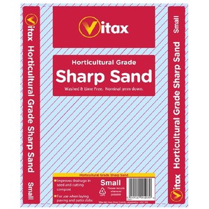 Vitax Horticultural Sharp Sand Paving Patio Potting Sand Lime Free Small 4kg - Brown by Vitax