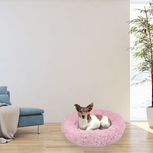 Fluffy Dog Bed in Pink - Pink / S by Actiaspet
