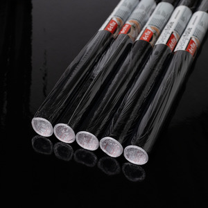 dc fix Glossy Black Self Adhesive Vinyl Wrap for Kitchen Doors and Furniture by d-c-fix