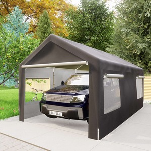 BIRCHTREE Carport 10X20FT CP01 - Dark Grey by BIRCHTREE