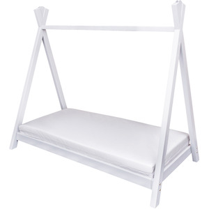Teepee Toddler Bed White - White by 53008
