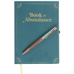 A5 Journal Notebook and Crystal Pen by Kingsbury Gifts