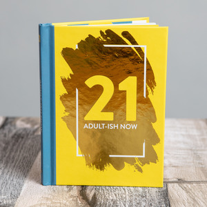 21 Adult-ish Now Book - Yellow by Bee Three Books