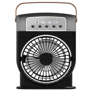 Little Savage 5- Hole Humidifying and Cooling Misting Fan - Black