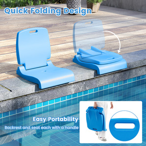 Outdoor Pool Chair Poolside Chair by Costway