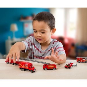 Big Daddy Kids Vehicle Set with Accessories - Multi / Fire Rescue / 40+ by Big Daddy