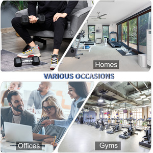 HOMCOM Hex Dumbbell Rubber Weights Sets - Black-2x8kg / 16.2kg by HOMCOM