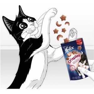 Felix Crispies Cat Treats - Salmon and Trout by Felix