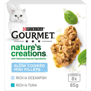 Pack of 8 Purina Gourmet Nature's Creations - Fish by Gourmet
