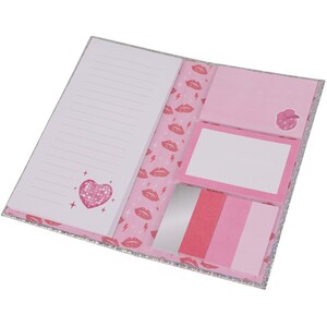 Let's Dance Memo Pad and Sticky Notes - Silver
