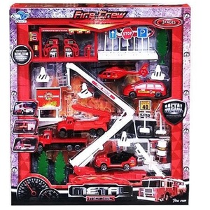 City Fire Rescue car engine Playset 37 Pcs' - multi by Big Daddy