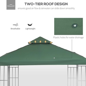Outsunny Patio Gazebo Tent Cover Replacement by Outsunny
