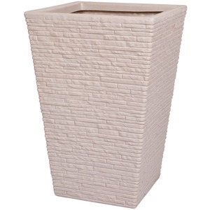 Tall Slate Effect Garden Planter - Grey by Samuel Alexander