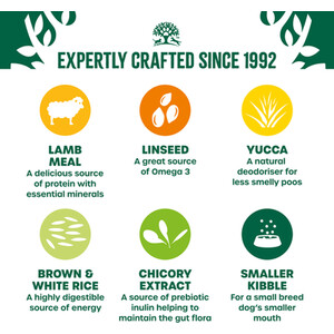 James Wellbeloved Hypoallergenic Adult Small Dog Food - Lamb and Rice / 1.5kg by James Wellbeloved