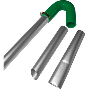 Maxblast Gutter Vacuum Poles 7.2m - Silver by MaxBlast