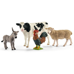 SCHLEICH Farm World Starter Toy Figures Set - Green by SCHLEICH