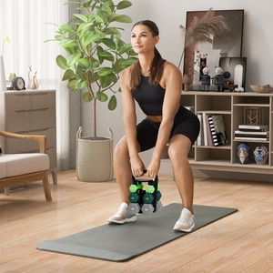 SPORTNOW Dumbbells Set with Carry Rack by SPORTNOW