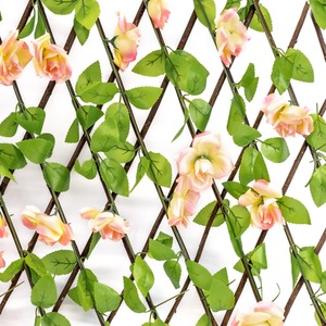 100 LED Solar Blossom Trellis - Pink by Gardenwize