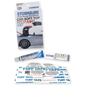 Car Soft Top Roof and Convertible Repair Kit - Clear by Stormsure