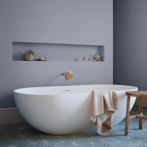 Crown Easyclean Bathroom Paint - Blue Gravel by Crown Paints