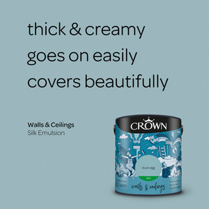 Crown Walls and Ceilings Silk Emulsion by Crown Paints