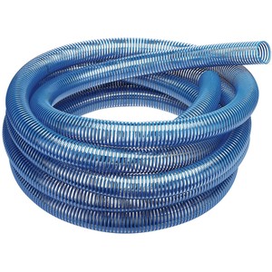 Draper PVC Suction Hose - Blue/Clear / 50cm by Draper