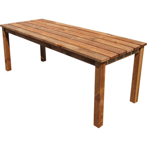 Banket 6 Seater Wooden Dining Set - Brown by Cerland