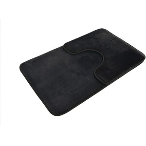 Memory Foam Bath Mat Set - Grey