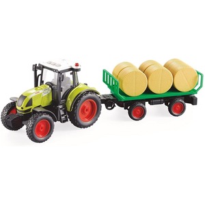 2Pcs Farm Tractor Toy Truck Set - Multicolour / Tractor and Hay Barrells by Big Daddy