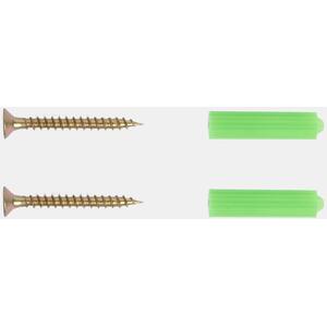 Metal Bathroom Wall Mirror - Black by OHS