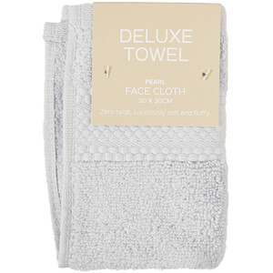Deluxe Face Cloth - Pearl