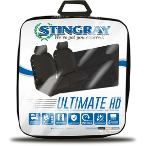 Ultimate HD Car Seat Cover Range - Grey by Stingray