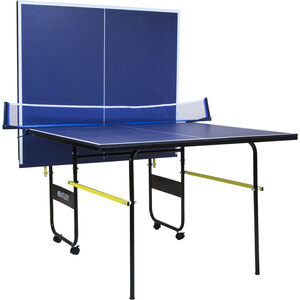6ft9in 34 Junior Folding Table Tennis Table - Blue by Charles Bentley