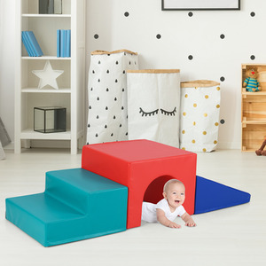 Toddler Soft Building Blocks Structures Set by Costway