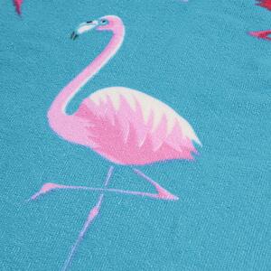 Flamingo Beach Towel Microfibre - Pink by OHS