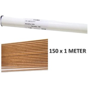1 Mtr Mild Steel Welding Rods 1.6mm - 150 Pack CCMS - Bronze by CCMS