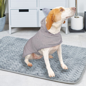 Hooded Pet Drying Robe by Clever Paws