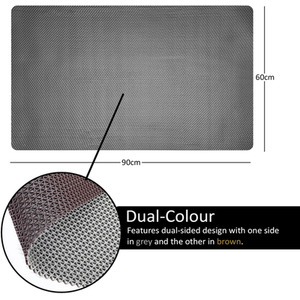 Reversible Dual-Colour PVC Shower Mat by Nicoman