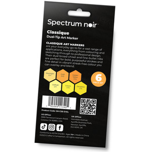 Spectrum Noir Classique 6 Pack - Sunny Yellows by Spectrum Noir