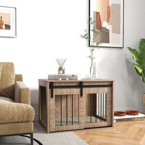 PawHut Dog Crate Furniture with Removable Cushion by PawHut