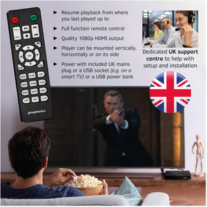 GT-Micro DVD Player - Black by Grouptronics