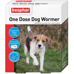 Beaphar One Dose Wormer For Medium Dogs by Beaphar