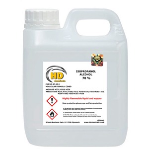 ISOPROPANOL ALCOHOL 70 percent - Clear / 1000g by HD Chemicals LTD